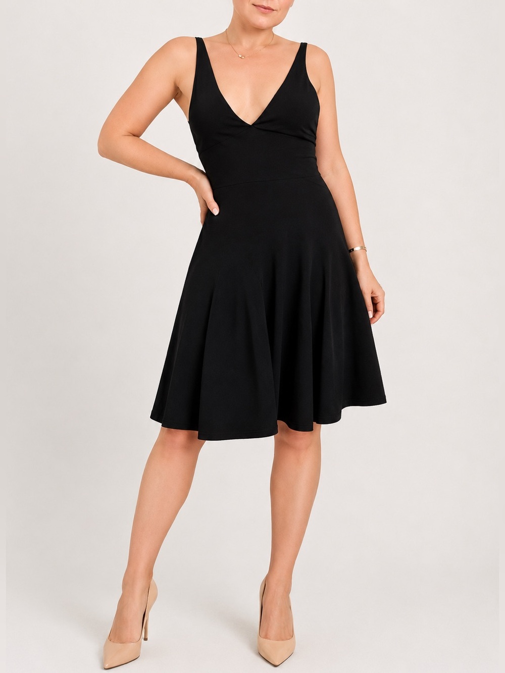Junko Shimada Rare Find Runway Double V-neck Dress